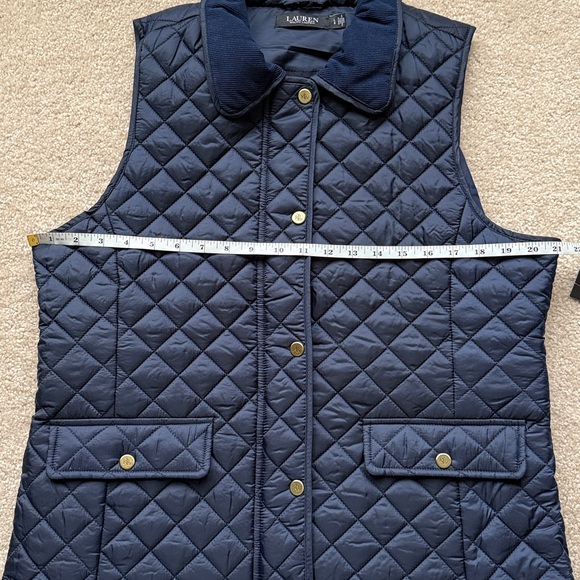 Lauren Ralph Lauren Quilt Vest in Dark Navy, Size Large, NWT - Picture 10 of 11